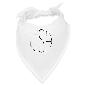 Lisa - Bandana - Weiß - Vorne