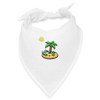 Insel Comic - Bandana - Weiß - Vorne