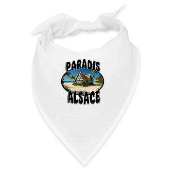 Paradies Elsass - Bandana - Weiß - Vorne