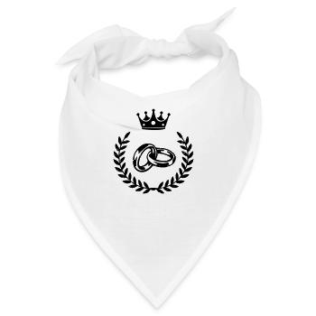 eheringe krone - Bandana - Weiß - Vorne