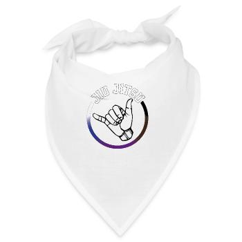 JiuJitsu Handshake/Shaka BJJ - Bandana - Weiß - Vorne