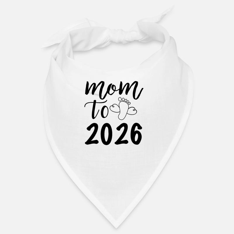 Mom To 2026 Conception de l’empreinte Bandana
