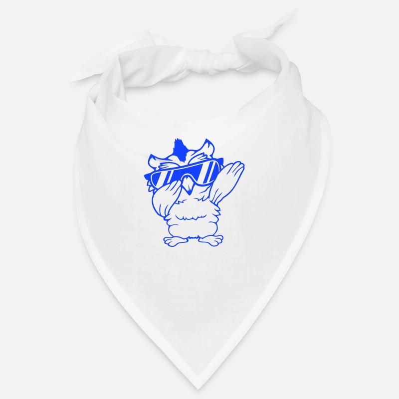 Owl Dabbing Dab Dance Pose Gesture Sunglasses Cute Bandana