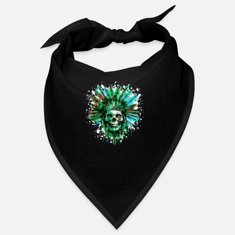 Indian Skull Chief Bandana