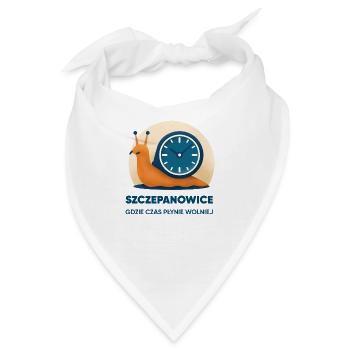 Szczepanowice – wo die Zeit langsamer vergeht - Bandana - Weiß - Vorne