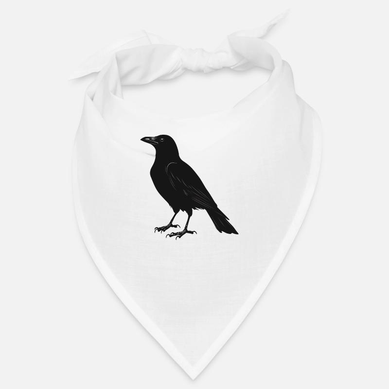 oiseau noir Bandana
