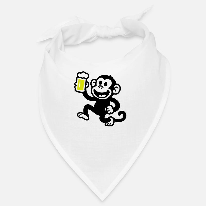 Affe Bier Witzig Bandana