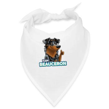 TEAM Beauceron - Harlekin - Bandana - Weiß - Vorne