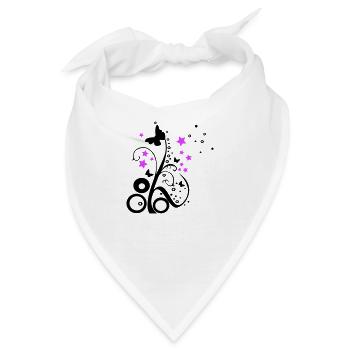 Spring || zweifarbig - Bandana - Weiß - Vorne