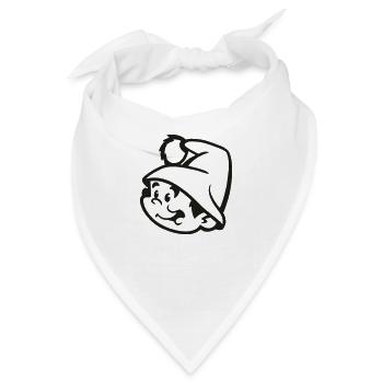 zwerg - Bandana - Weiß - Vorne