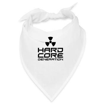 Hardcore Generation III Radio Active DE - Bandana - Weiß - Vorne