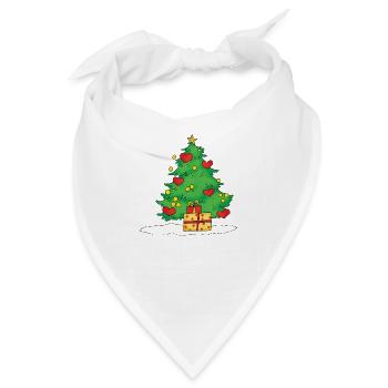 Christmas Tree - Bandana - Weiß - Vorne