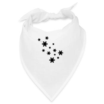 schneeflocke - Bandana - Weiß - Vorne