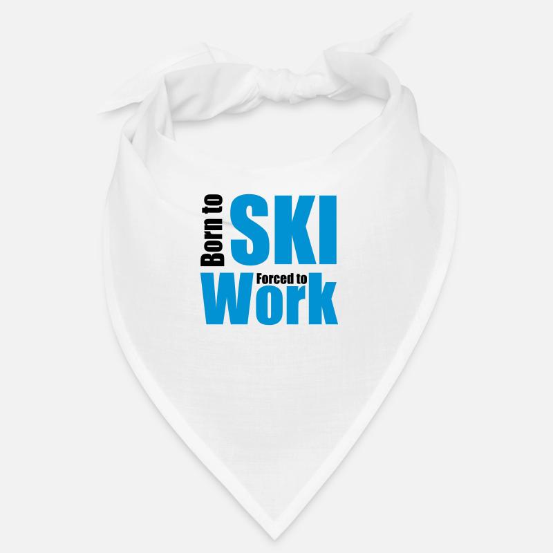 ski - Bandana - Weiß