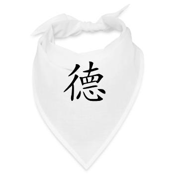 tugend - Bandana - Weiß - Vorne