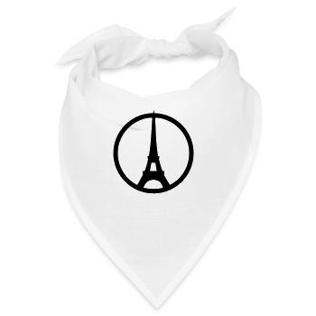 Paris - Bandana - Weiß - Vorne