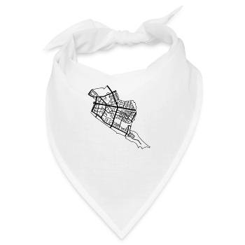 Friedrichshain Berlin - Bandana - Weiß - Vorne