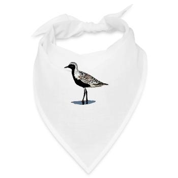 Kiebitzregenpfeifer - Bandana - Weiß - Vorne