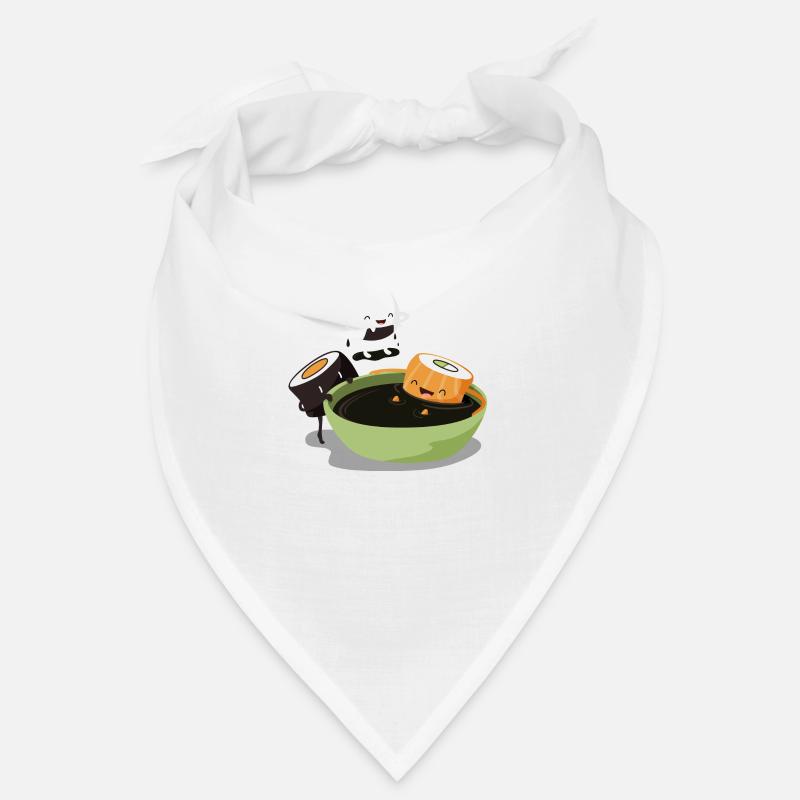 Sushi Bath - Bandana - Weiß