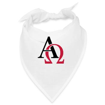 Alpha & Omega - Bandana - Weiß - Vorne