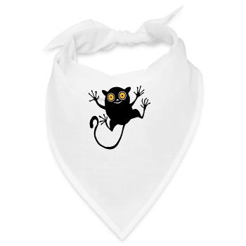 Koboldmaki (für Kinder) - Bandana - Weiß - Vorne