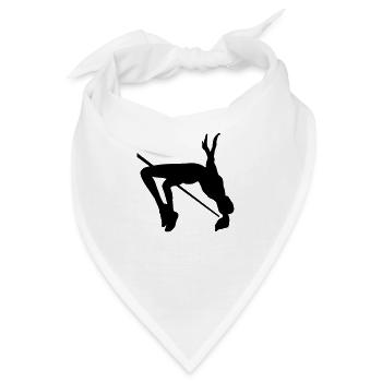 Hochsprung - frauen - Bandana - Weiß - Vorne