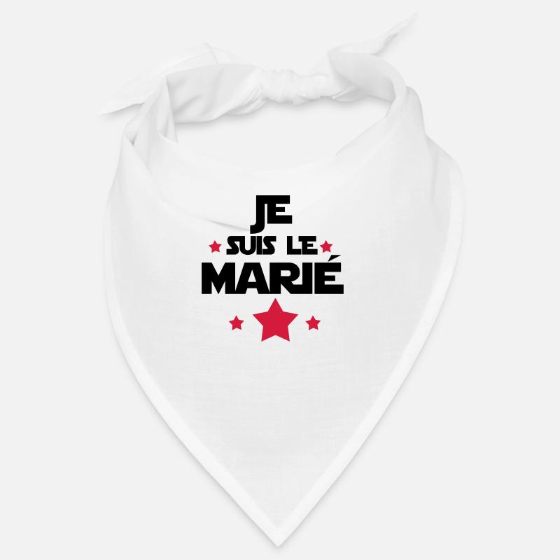 JE SUIS LE marié,citations,message Bandana