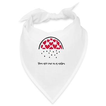 One in a melon - Bandana - Weiß - Vorne