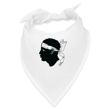 Korsika! - Bandana - Weiß - Vorne