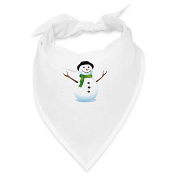 Schneemann - Bandana - Weiß - Vorne