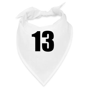 13 - Bandana - Weiß - Vorne