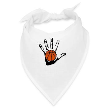 Hand in Hand Ball basketball1 - Bandana - Weiß - Vorne