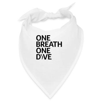One Breath One Dive V - Bandana - Weiß - Vorne