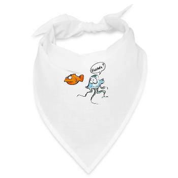 Kuscheln? - Bandana - Weiß - Vorne