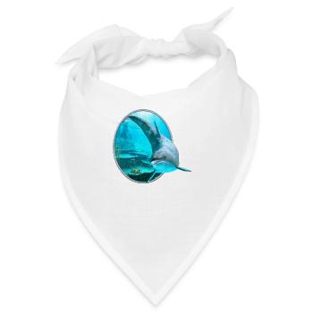 Dolphin - Bandana - Weiß - Vorne