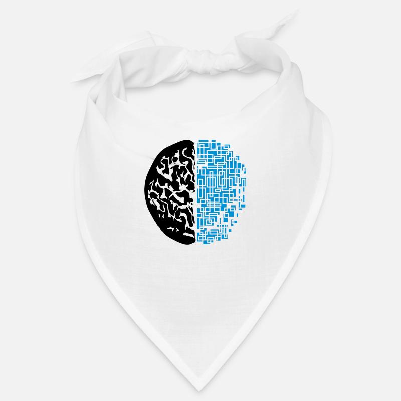 conception noir digital android synthétique robot Bandana