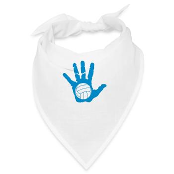 Volleyball Wasserball Hand in Hand mano - Bandana - Weiß - Vorne