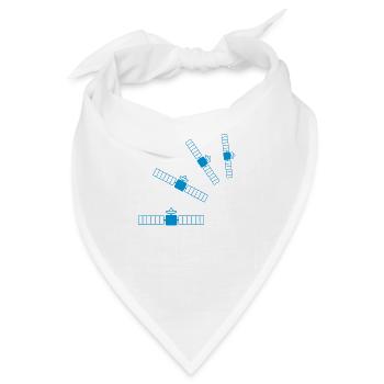satellites - Bandana - Weiß - Vorne