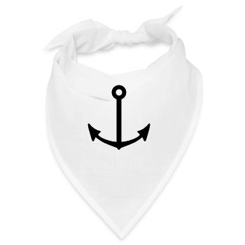 Anchor - Bandana - Weiß - Vorne