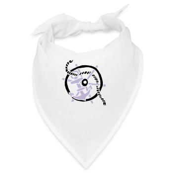 Anker Seemann Anchor Sailor Tattoo Oldschool SOS - Bandana - Weiß - Vorne