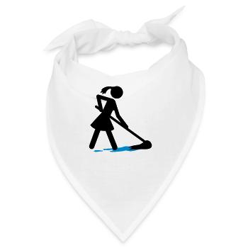 Charwoman - Bandana - Weiß - Vorne