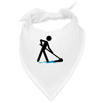 Cleaning The Floor - Bandana - Weiß - Vorne