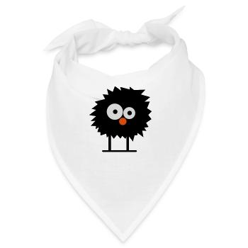 Fusselmonster - Bandana - Weiß - Vorne