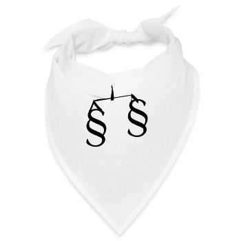 recht - Bandana - Weiß - Vorne