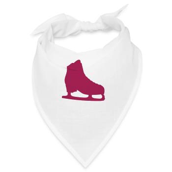 Schlittschuh-Eisschuhfigur - Bandana - Weiß - Vorne