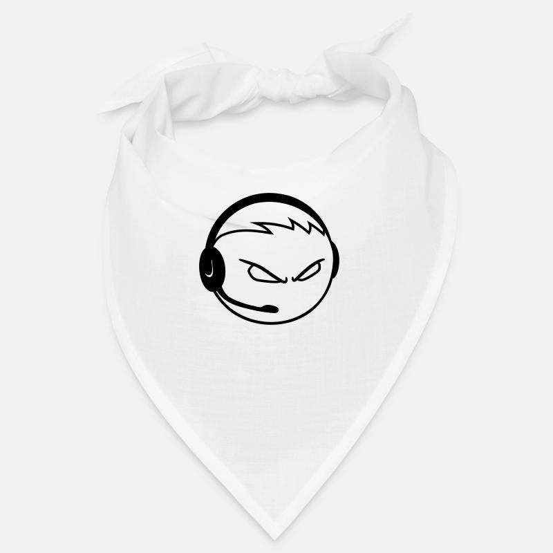 nerd gamer headset geek gamble playing computer kr Bandana