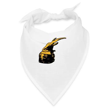 Albanischer Helm von Skanderbeg Tirana Albanien - Bandana - Weiß - Vorne