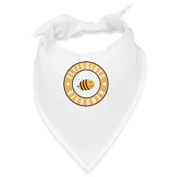 Fleissiges Bienchen - Bandana - Weiß - Vorne