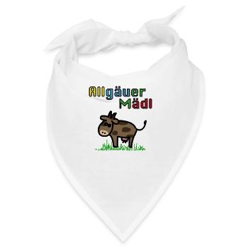 Allgäuer Mädl - Bandana - Weiß - Vorne