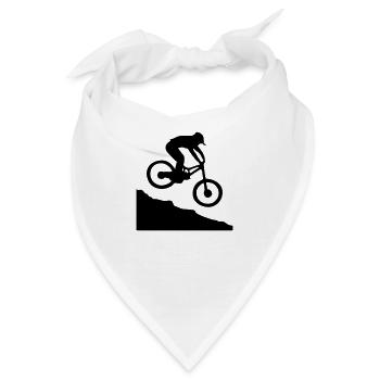 Downhill biking - Bandana - Weiß - Vorne